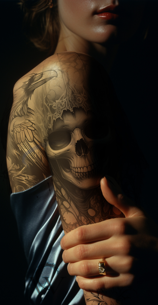 Dark tattoo design by Justin
