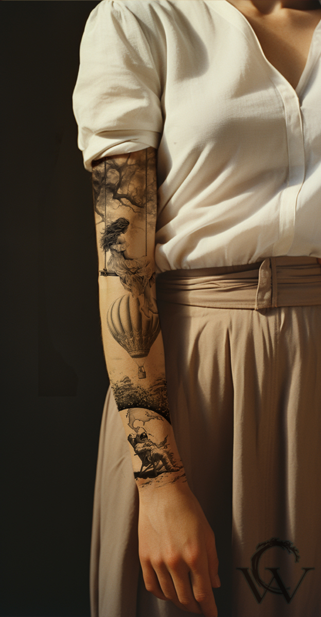 Sleeve tattoo concept
