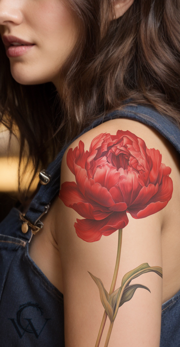floral tattooing in Mississippi, concept by Justin
